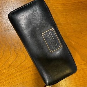 Marc by Marc Jacobs Black Leather Workwear Wallet
